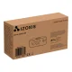 Izoxis LED Alarm Clock with Display, Black