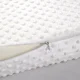 Ergonomic Contour Memory Foam Pillow for Side and Back Sleepers, White