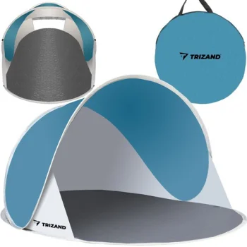 Trizand Beach Tent 145x100x70cm, Turquoise/White