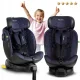 Nukido Aero Line Child Car Seat 0-36 kg Isofix, Black/Navy Blue