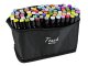 Alcohol Markers Set in a Case, 80 Pieces