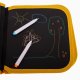 Bērnu Mīkstais Zīmēšanas Albums Burtnīca Dēlis + 12 Marķieri, Dzeltens | Kids Soft Drawing Album Notebook Board