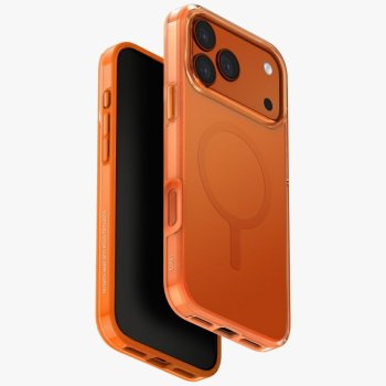 Uniq Clario Magclick Charging Phone Case Cover iPhone 17 Pro Max - Orange