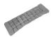 Garden Chaise Lounger Quilted Pillow Folding Chair Cushion, Gray