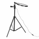 LED Ring Light 26 cm with Adjustable Tripod Stand and Phone Holder, 15 W, USB, Black