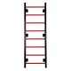 Gymnastics Wall Bars MOVEPRO 215 cm with Pull-Up Bar, Black