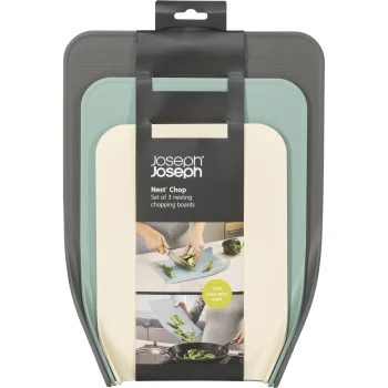 Joseph Joseph Nest Chop 3-piece Chopping Board Set, Blue