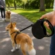 Retractable Dog Leash, 5m, up to 15kg, Black