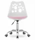 Leobert PRINT Office Chair, White/Pink