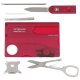 Victorinox SwissCard Lite Multi-Tool Card, Red Transparent