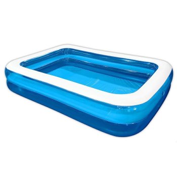Inflatable rectangular garden pool 262x175x50cm, Carruzzo