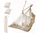 Brazilian Hanging Chair with Footrest, 130cm, Beige