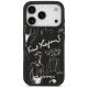 Karl Lagerfeld Grained Pattern&Logo MagSafe Phone Case Cover iPhone 17 Pro - Black