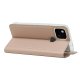 Google Pixel 5a 5G Magnetic PU Leather Phone Stand Card Slot Case Book Cover, Rose Gold
