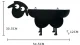 Toilet Paper Rack Stand Decorative Metal Toilet Tissue Holder, Sheep