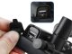 Motorcycle Phone Mount with USB Charger, Adjustable Handlebar Holder, Black
