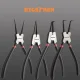 Bigstren 00022159 Circlip Pliers Set, 4 pcs, Black