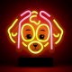 Неоновый ночник Щенячий патруль Скай на подставке LED светильник...