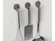 Self-Adhesive Stainless Steel Hooks, 4 pcs, Silver
