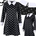 Wednesday Addams Costume Dress for Kids, Halloween Outfit 135-145 cm