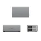 Orico 9828RU3 2-Bay Disk Array for 2.5\"/3.5\" SATA HDD/SSD, Gray