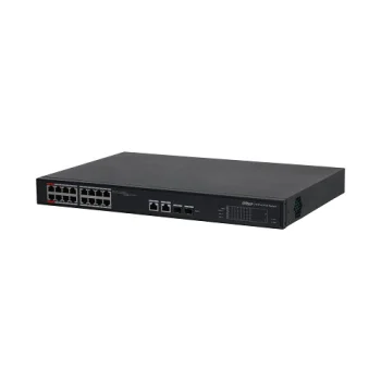 PoE Switch S4101-16ET2GF-240-C 16x 100Mbps + 2x Gigabit Combo Uplink 240W