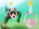 Full Face Snorkeling Mask S/M, Pink