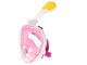 Foldable Full-Face Snorkeling Mask, S/M, Pink
