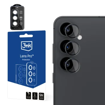 3mk Lens Protection Pro Camera Glass for Samsung Galaxy S25+, Black