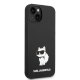 Karl Lagerfeld Silicone Choupette Case for iPhone 14 Plus / 15 Plus - Black