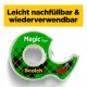 Scotch Magic Invisible Adhesive Tape with Hand Dispenser, 19 mm x 7.5 m, Matte (8-1975D)