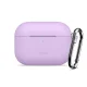 Tech-Protect Silicone Hook Case for AirPods Pro with Carabiner, Purple