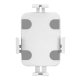Maclean MC-469W Wall Mount Tablet Holder with Lock, 7.9\"-11\", White