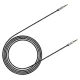 Baseus Yiven Audio Cable Mini Jack 3,5mm AUX, 1.5m, Black+Silver