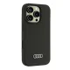 Audi Silicone Case for iPhone 16 Pro, Black