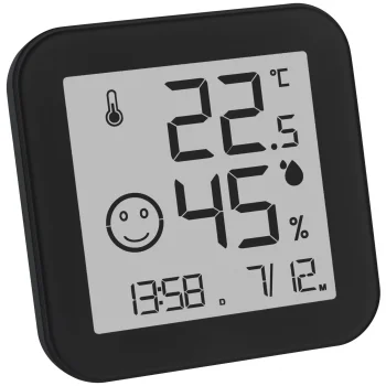 TFA Digital Thermo Hygrometer Black