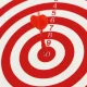 Double Sided Dart Board 30cm with 3 Steel Tip Darts for Adults and Kids