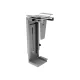 Maclean MC-713 S Under-Desk PC Mount Holder, Silver