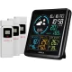 Kienzle 15004 Weather Station with 3 Wireless Sensors, Black