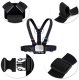 Chest Mount Harness for Action Cameras and Smartphones AP29, Black