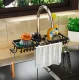 Universal Sink Faucet Organizer DA122, Black