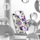 Ringke Fusion Design Case for iPhone 14 Plus, FD637E29, Transparent (Purple Rose)