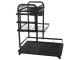 3-Tier Dish Drying Rack with Drip Tray, Black