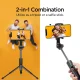 Spigen S540W Wireless Selfie Stick with Tripod, Black