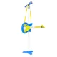 Multistore Kids Electric Guitar with Microphone and Stand, Blue