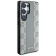 DKNY Leather Checkered Pattern MagSafe Case for Samsung Galaxy S25 Ultra, Gray