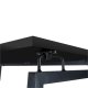Ruhhy 26117 Folding Desk for Home Office, Industrial Style, Black