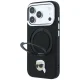 Karl Lagerfeld Case for iPhone 18 Pro Max / 17 Pro Max Ring Stand 360 MagSafe, Black