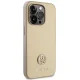 Guess iPhone 15 Pro Case 4G Metal Logo Strass, Gold