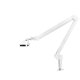 LED Beauty Desk Lamp Elegante 801-l with Clamp and Dimmable Light, White